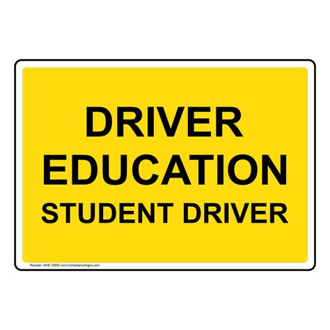 Driver Learner Sign Printable