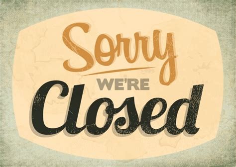 Office Closed Sign Clip Art