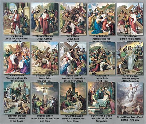 Over the past 20 years, that single station has grown into a radio network comprising 10 you can listen on our website or icatholicradio app to your favorite station of the cross produced shows, including mother miriam live, the catholic. Stations of Cross Poster Set - 15 pcs - 12" x 16"