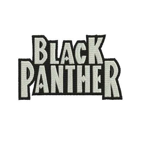 Instant Download Machine Embroidery Design Black Panther Etsy