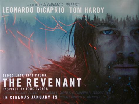 Original The Revenant Movie Poster Leonardi Dicaprio Tom Hardy