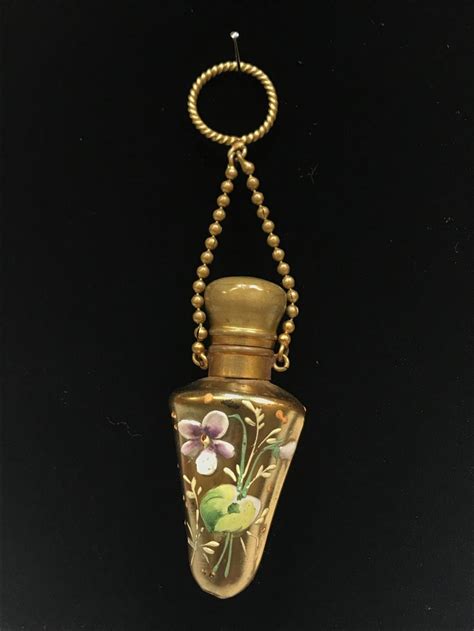 Sold Price Antique Italian Chatelaine Glass Scent Bottle February 1
