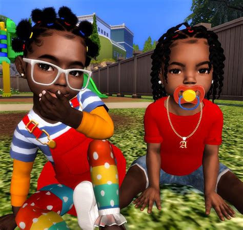 Ebonix 🍭preschool Puff Puffs And Curly Curls🍭 In 2021 Sims 4 Cc Kids