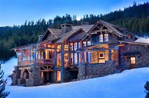 17 Rustic Mountain House Exterior Design Ideas
