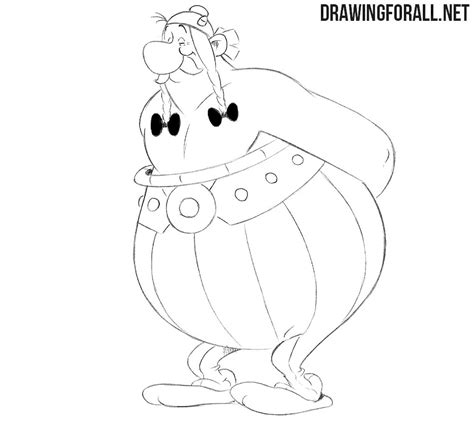 How To Draw Obelix