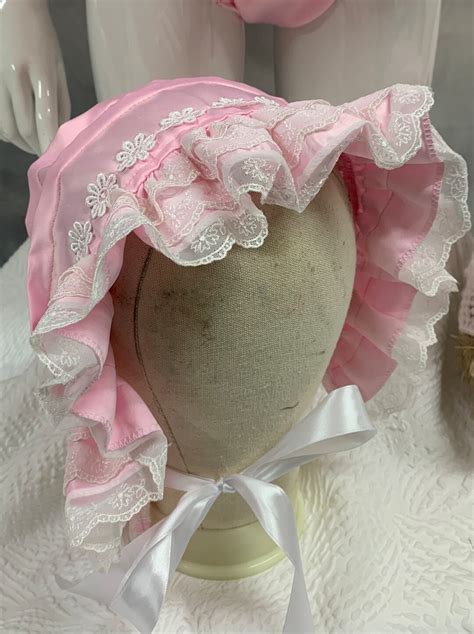 Coochy Coo Babe Abdl Super Pretty Handmade Baby Bonnet With Etsy