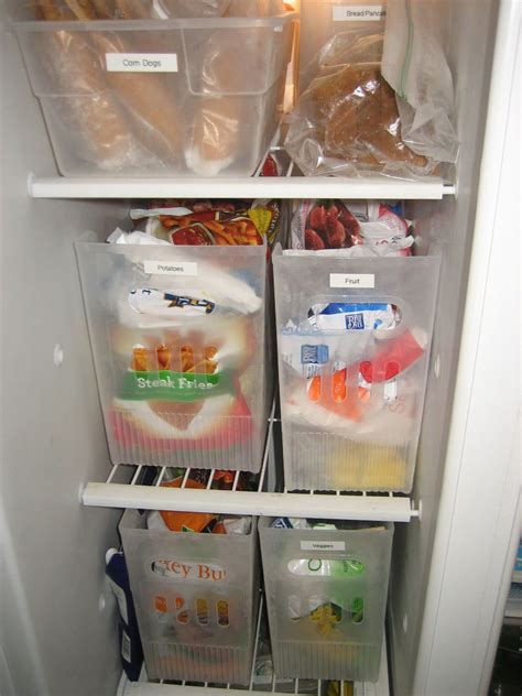 Making Storage Easier With Freezer Storage Bins Home Storage Solutions