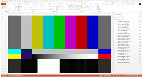 Smpte Color Bars In Powerpoint Youpresent