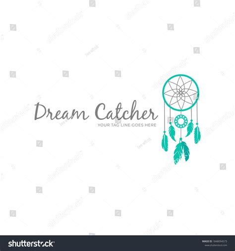 Dream Catcher Logo Design Template Stock Vector Royalty Free
