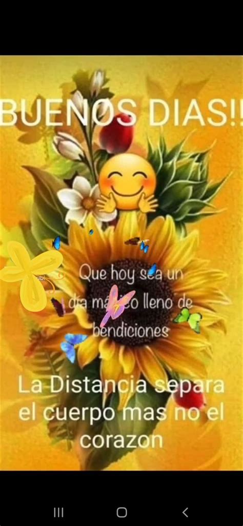 An Image Of A Sunflower With Spanish Words On It