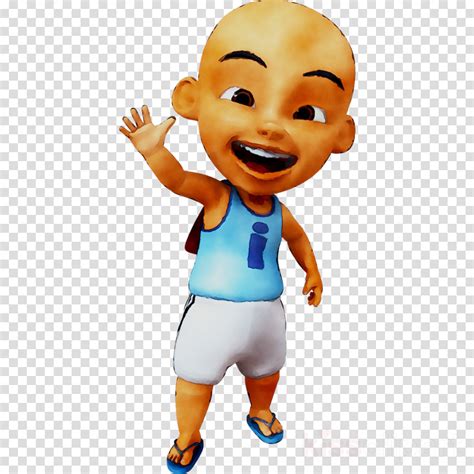 Upin Ipin Clipart Cartoon Child Happy Transparent Clip Art