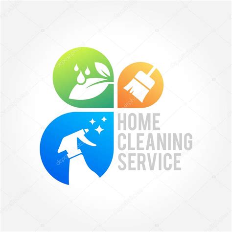 Cleaning Service Business Logo Design Eco Friendly Concept For