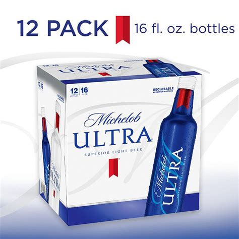 Michelob Ultra Light Beer Aluminum Bottles 12 Fl Oz Instacart