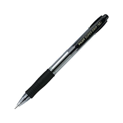 Pilot Bpgp 10r Supergrip Pen Retractable Medium Black Box 12