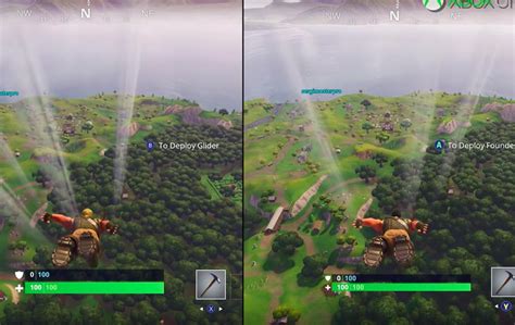 Xbox one x 1080p switch fortnite. Fortnite on Nintendo Switch and Xbox One X side-by-side ...