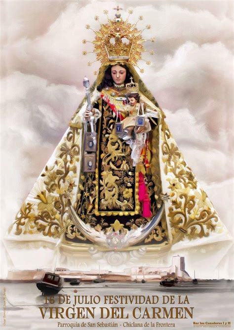 ¿quién es la virgen del carmelo? Procesión de la Virgen del Carmen - Chiclana 2016 - Chiclana