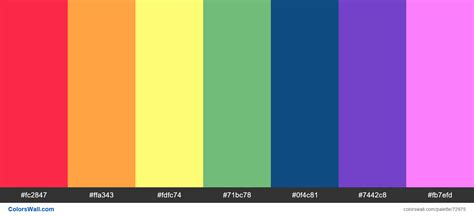 12 Rainbow Gradient Hex Codes Rainbow Pictures