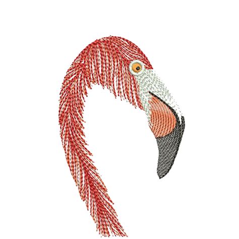Flamingo Embroidery Design Bird Machine Embroidery Designs Etsy In