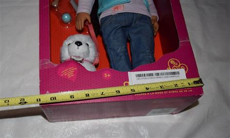 Our Generation Doll And Pet Collection Cassie And Samoyed Puppy 18 Doll