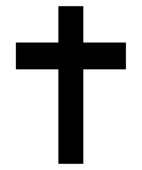 Free Christian Cross Silhouette Black And White Download Free