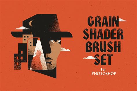 Grain Shader Brush Set For Photoshop Brushes ~ Creative Market