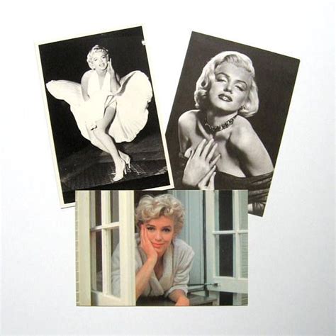 Vintage Marilyn Monroe Post Cards Set Of 3 1980 S Etsy Post Cards Card Set Black And White