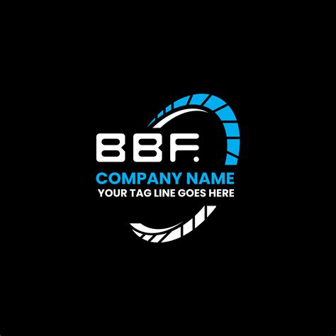 Bbf Letra Logo Creativo Diseño Con Vector Gráfico Bbf Sencillo Y