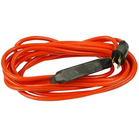 Woods 3 Outlet 163 Sjtw 15 Ft Orange Outdoor Extension Cord The