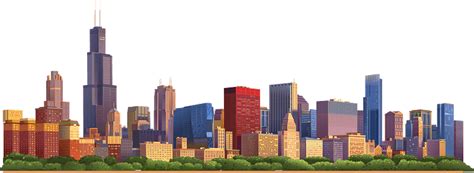 Chicago Skyline Clipart Free Download Transparent Png Creazilla