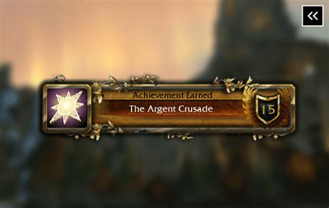 Buy Wotlk The Argent Crusade Achievement Boost Conquestcapped