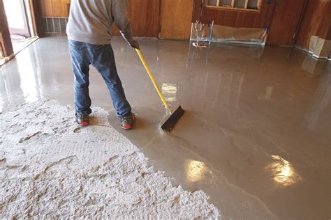 Self Leveling Concrete Floor Repair Flooring Site