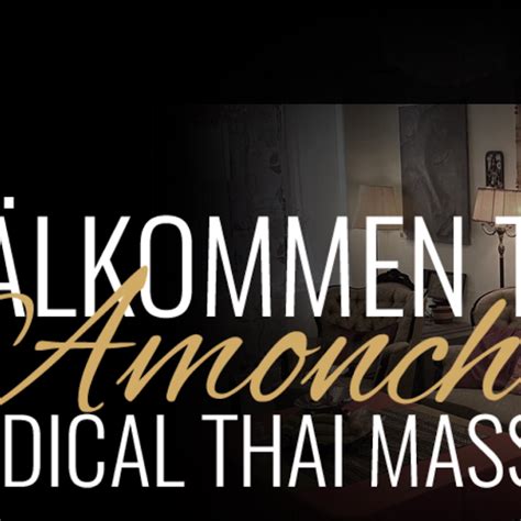Amonchai Medical Thai Massage Medical Thai Massage Göteborg