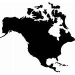 America Map Icon South North Svg Vector