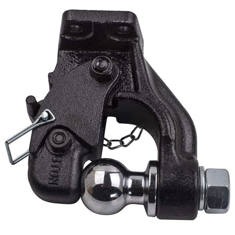 8000kg Pintle Hook With Combination 50mm Tow Ball Rated 35ton Hitch