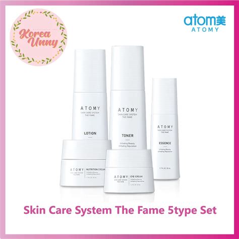 atomy skin care system the fame 5type set shopee