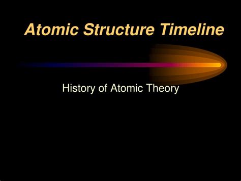 Ppt Atomic Structure Timeline Powerpoint Presentation Free Download