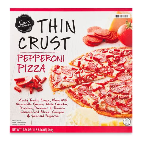 Sams Choice Thin Crust Pepperoni Frozen Pizza 196oz