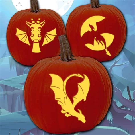How To Train Your Dragon Pumpkin Stencils