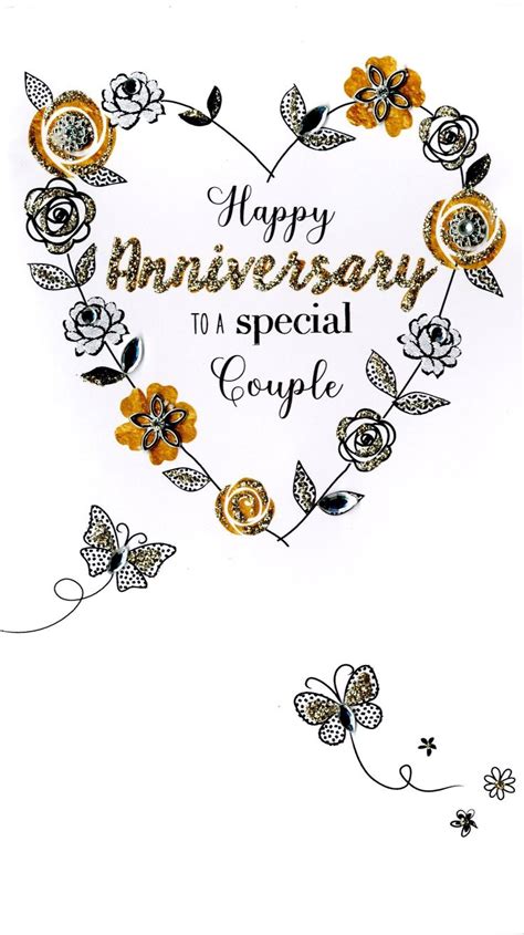 Special Couple Anniversary Greeting Card Cards Happy Anniversary