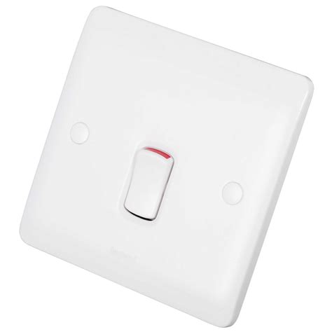 Legrand 20a Dp Switch With Neon White 730012 Cef