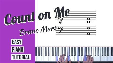 Count On Me Piano Tutorial YouTube