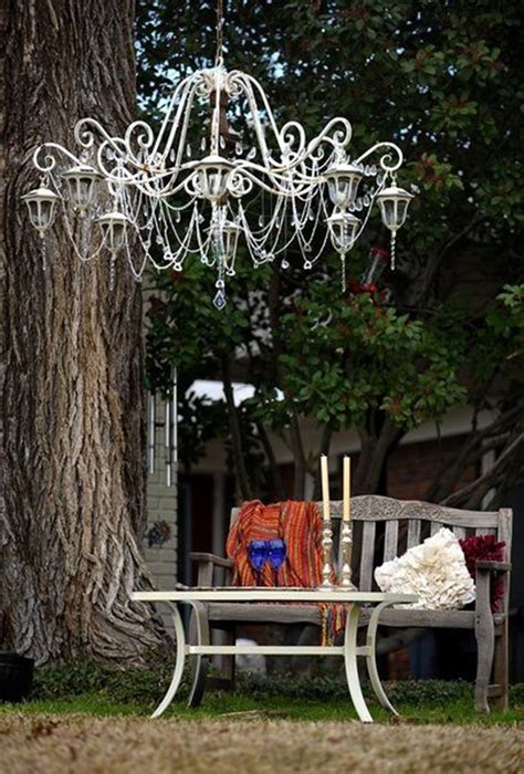 Using Solar Light Chandelier For Your Outdoor Dining Room Solar