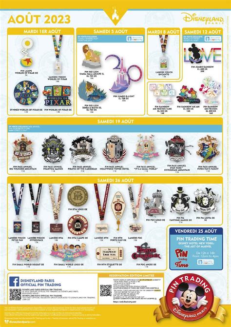 Disneyland Paris Pin Release Schedule Revealed For August 2023 Mousesteps
