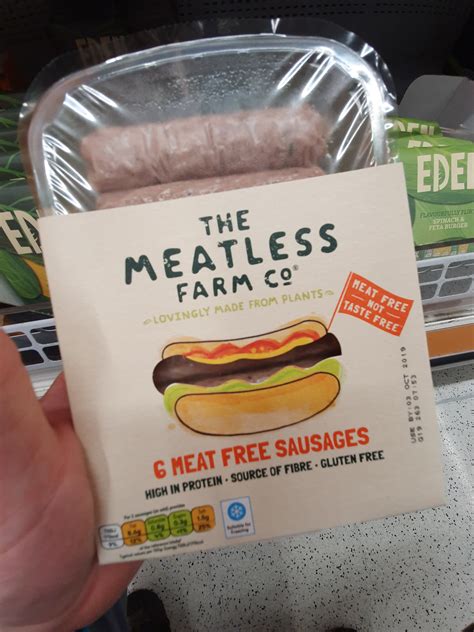 The Meatless Farm Co Meat Free Sausages X6 300g Vegan Food Uk
