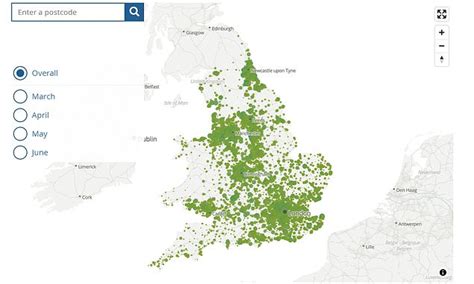 Coronavirus Uk Interactive Map Shows Deaths By Postcode Daily Mail