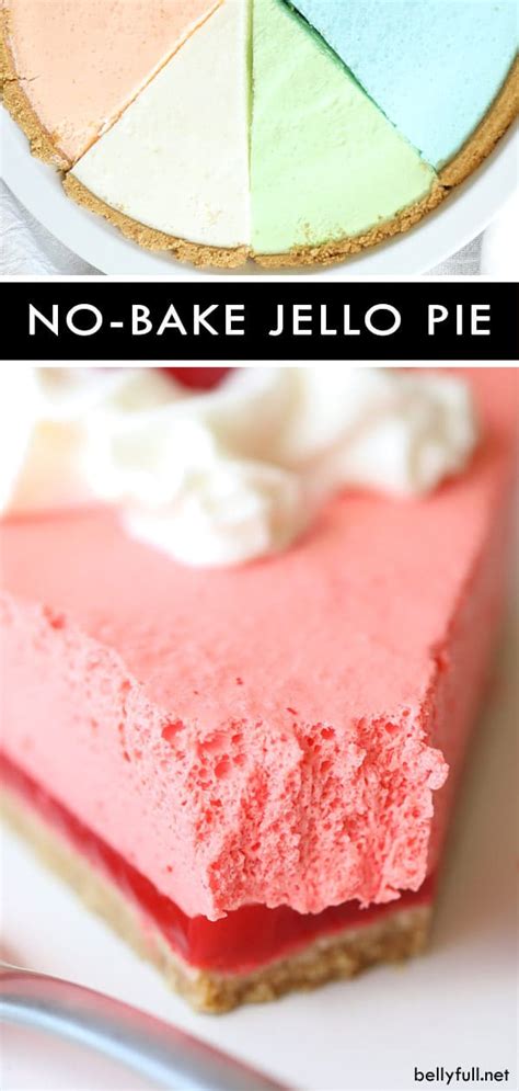 No Bake Jello Pie Belly Full