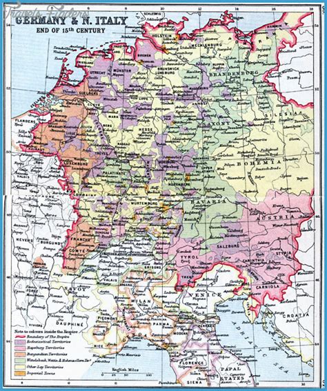 Northern Germany Map Travelsfinderscom