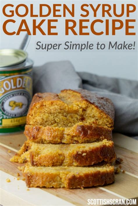 Super Simple Golden Syrup Cake Recipe Recipe Syrup Cake Golden Syrup Recipes