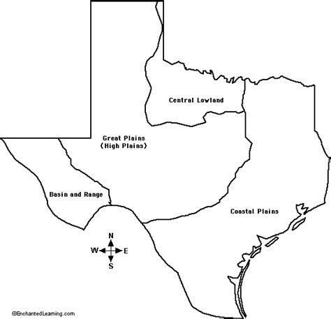 4 Regions Of Texas