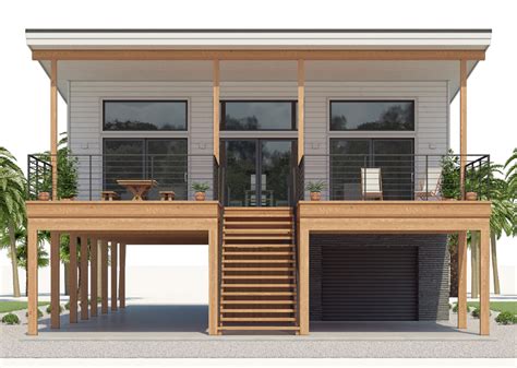 Duplex House Plans On Stilts House Design Ideas